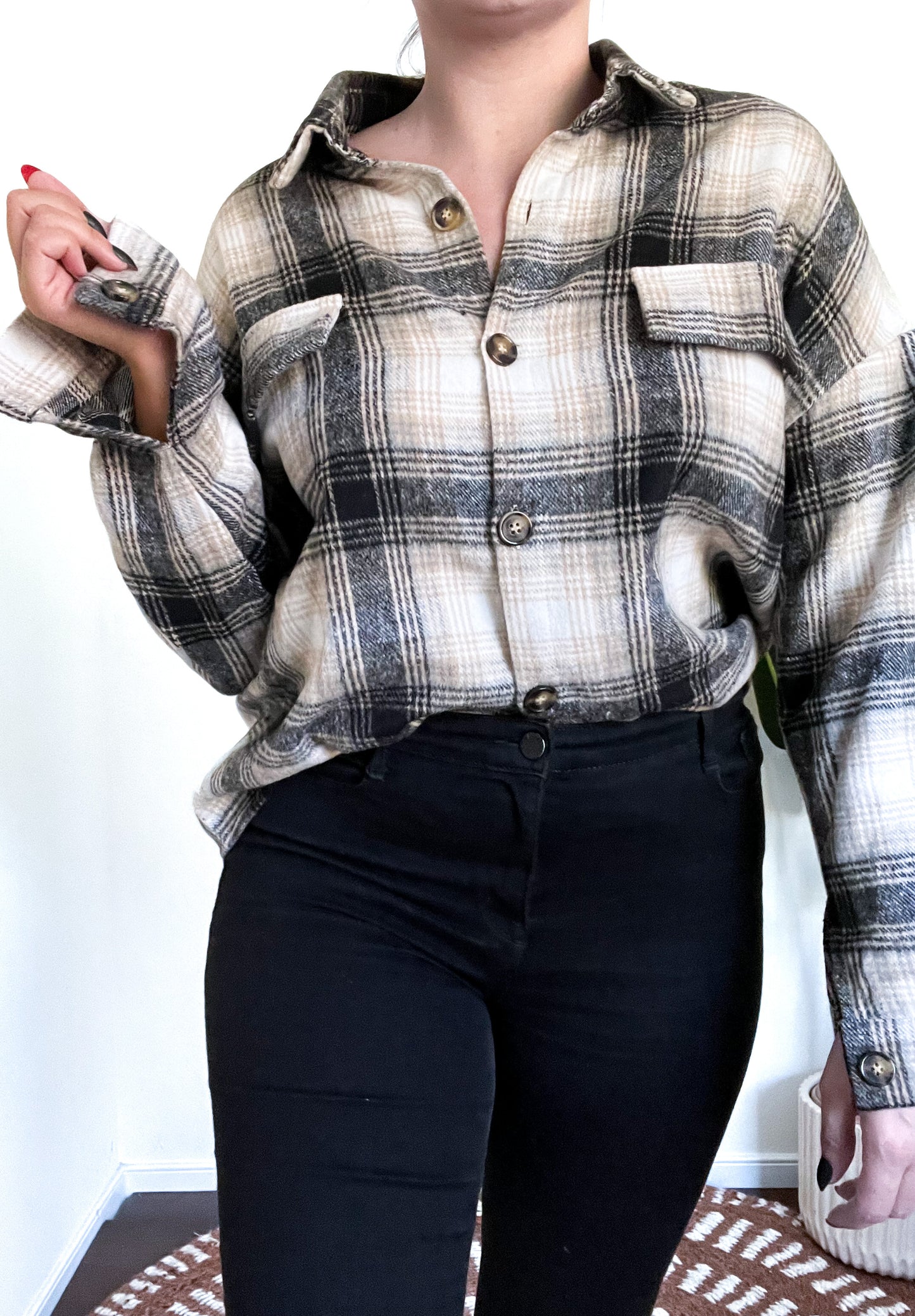 Courtni Plaid Button Up