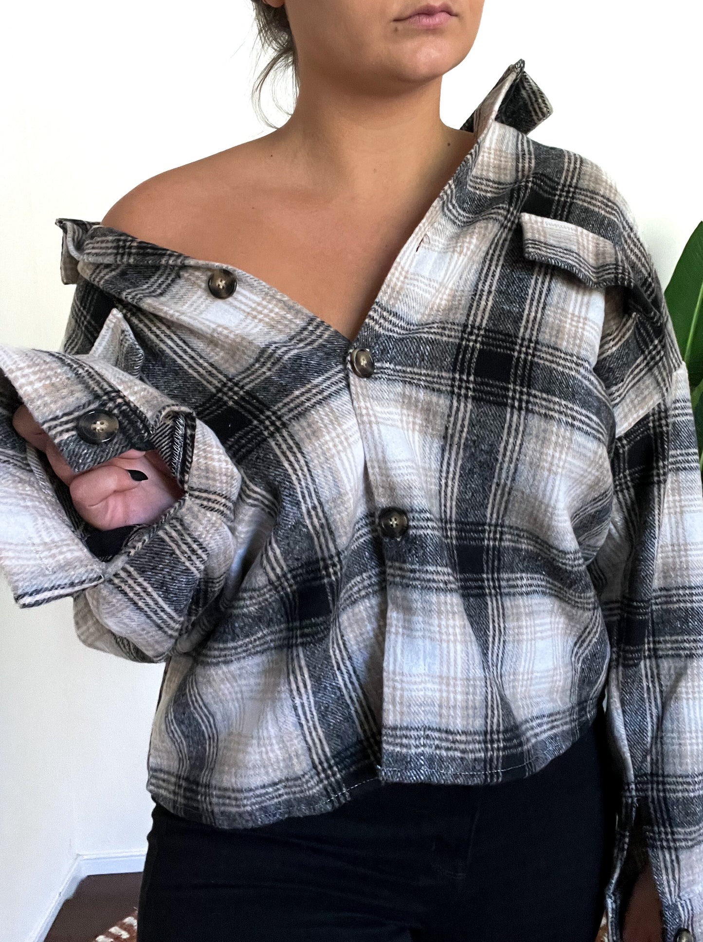 Courtni Plaid Button Up