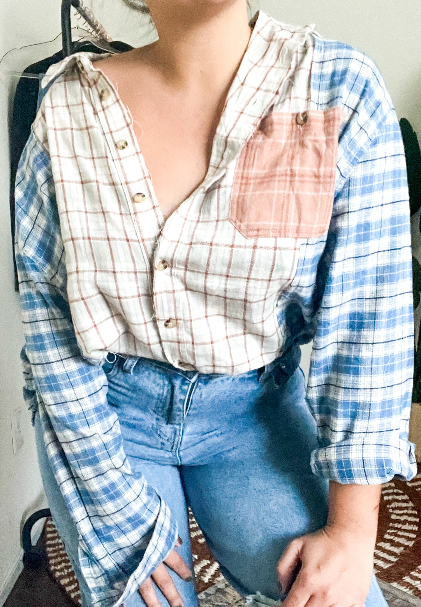 Hannah Plaid Button Up