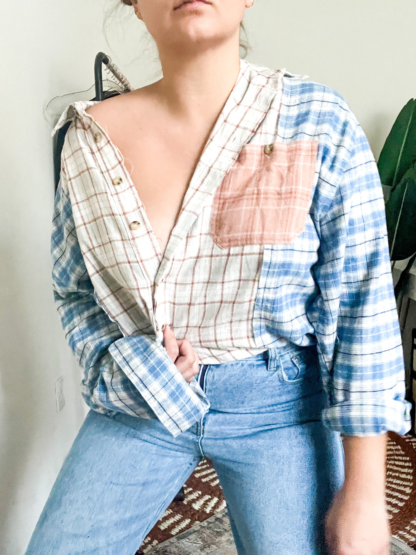 Hannah Plaid Button Up